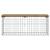 Bancă grădină, design gabion, 103x31,5x42cm, lemn pin impregnat GartenMobel Dekor