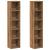 Dulap CD 2 buc. stejar artizanal 21x16x93,5 cm lemn prelucrat GartenMobel Dekor