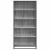 Bibliotecă, gri sonoma, 80,5x35x170,5 cm, lemn prelucrat GartenMobel Dekor
