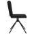 Scaune de sufragerie 6 buc. negru material textil GartenMobel Dekor
