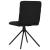 Scaune de sufragerie 6 buc. negru material textil GartenMobel Dekor