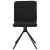 Scaune de sufragerie 6 buc. negru material textil GartenMobel Dekor