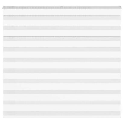 Jaluzea tip zebra alb lățime țesătură 150,9 cm poliester GartenMobel Dekor