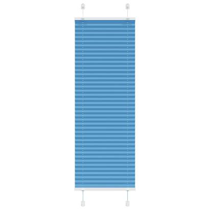 Jaluză plisată Albastru 45x150 cm Lățime țesătură 44,4 cm GartenMobel Dekor