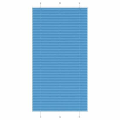 Jaluză plisată Albastru 105x200 cm Lățime țesătură 104,4 cm GartenMobel Dekor