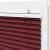 Jaluză plisată Bordeaux Roșu 70x100 cm Lățime țesătură 69,4 cm GartenMobel Dekor