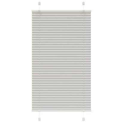 Jaluză plisată gri deschis 70x100 cm Lățime țesătură 69,4 cm GartenMobel Dekor