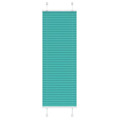 Jaluză plisată verde petrol 40x100 cm Lățime țesătură 39,4 cm GartenMobel Dekor