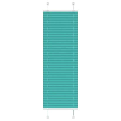 Jaluză plisată verde petrol 45x100 cm Lățime țesătură 44,4 cm GartenMobel Dekor