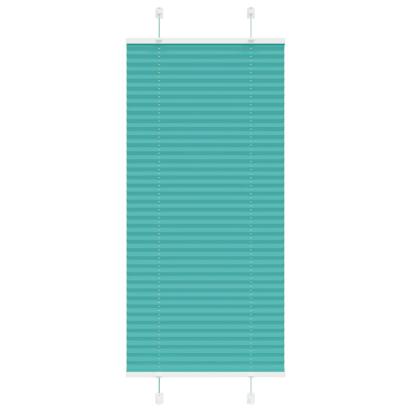 Jaluză plisată verde petrol 55x100 cm Lățime țesătură 54,4 cm GartenMobel Dekor