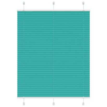 Jaluză plisată verde petrol 105x100 cm Lățime țesătură 104,4 cm GartenMobel Dekor