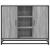 Dulap, gri sonoma, 92x35x76 cm, lemn prelucrat GartenMobel Dekor