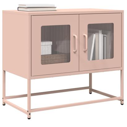 Dulap TV, roz, 68x39x60,5 cm, oțel laminat la rece GartenMobel Dekor