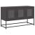 Dulap TV, negru, 100,5x39x60,5 cm, oțel laminat la rece GartenMobel Dekor