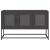 Dulap TV, negru, 100,5x39x60,5 cm, oțel laminat la rece GartenMobel Dekor