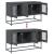Dulap TV, antracit, 100,5x39x60,5 cm, oțel laminat la rece GartenMobel Dekor