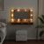 Dulap cu oglindă și LED, lemn vechi, 90x31,5x62 cm GartenMobel Dekor