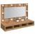 Dulap cu oglindă și LED, Artisan Stejar, 90x31,5x62 cm GartenMobel Dekor