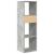 Bibliotecă, gri beton, 34x31x112 cm, lemn prelucrat GartenMobel Dekor