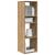 Bibliotecă, stejar artizanal, 34x31x112 cm, lemn prelucrat GartenMobel Dekor