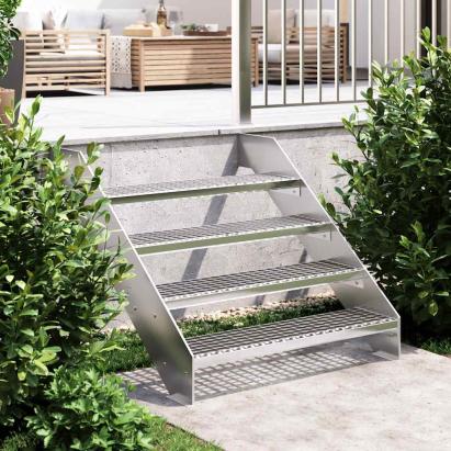 Treaptă tip grătar, 90x24x7 cm, oțel galvanizat GartenMobel Dekor