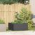 Jardinier negru 80x80x40 cm Oțel laminat la rece GartenMobel Dekor