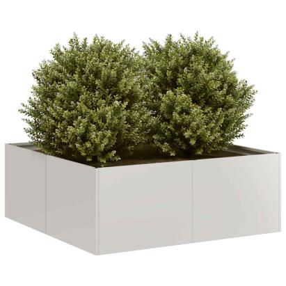 Jardinieră 80x80x30 cm oțel inoxidabil GartenMobel Dekor