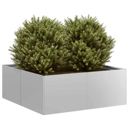 Jardinieră 80x80x30 cm oțel galvanizat GartenMobel Dekor