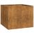 Jardinieră Rusty 100x100x80 cm Oțel pentru intemperii GartenMobel Dekor