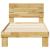 Cadru pat cu tăblie fără saltea 75x190 cm lemn masiv de stejar GartenMobel Dekor
