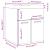 Set mobilier de baie, 2 piese, stejar artizanal, lemn prelucrat GartenMobel Dekor
