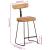 Scaune de bar 2 buc 49x43x79 cm lemn masiv de mango GartenMobel Dekor