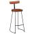 Scaune de bar 2 buc 49x43x103 cm lemn masiv de mango GartenMobel Dekor