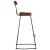 Scaune de bar 2 buc 49x43x103 cm lemn masiv de mango GartenMobel Dekor