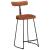 Scaune de bar 2 buc 49x43x88 cm lemn masiv de mango GartenMobel Dekor
