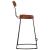 Scaune de bar 2 buc 49x43x88 cm lemn masiv de mango GartenMobel Dekor