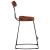 Scaune de bar 2 buc 49x43x79 cm lemn masiv de mango GartenMobel Dekor