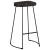Scaune de bar 2 buc Negru 45x40x78 cm lemn masiv de mango GartenMobel Dekor