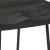 Scaune de bar 2 buc Negru 45x40x78 cm lemn masiv de mango GartenMobel Dekor