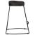 Scaune de bar 2 buc Negru 46x38x52 cm lemn masiv de mango GartenMobel Dekor