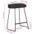 Scaune de bar 2 buc Negru 46x38x52 cm lemn masiv de mango GartenMobel Dekor