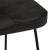 Scaune de bar 2 buc Negru 46x38x52 cm lemn masiv de mango GartenMobel Dekor