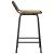 Scaune de bar 2 buc 46x35,5x80 cm Lemn masiv Mango brut GartenMobel Dekor