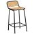 Scaune de bar 2 buc 46x35,5x80 cm Lemn masiv Mango brut GartenMobel Dekor