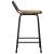 Scaune de bar 4 buc 46x35,5x80 cm Lemn masiv Mango brut GartenMobel Dekor