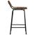 Scaune de bar 4 buc 46x35,5x80 cm lemn masiv recuperat GartenMobel Dekor