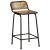 Scaune de bar 4 buc 46x35,5x80 cm lemn masiv recuperat GartenMobel Dekor