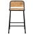 Scaune de bar 2 buc 46x35,5x70 cm Lemn masiv Mango brut GartenMobel Dekor
