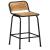 Scaune de bar 2 buc 46x35,5x70 cm Lemn masiv Mango brut GartenMobel Dekor