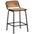 Scaune de bar 4 buc 46x35,5x70 cm lemn masiv Mango brut GartenMobel Dekor